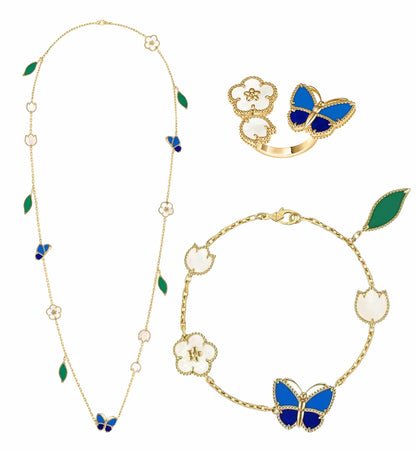 [LUXE]PULSERA CON 5 MOTIVOS DE LUCKY SPRING