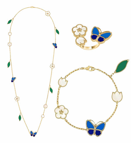 [LUXE]PULSERA CON 5 MOTIVOS DE LUCKY SPRING