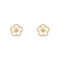 [Bloom] PENDIENTES DE TRAPEADOR DE OJO DE TIGRE CON MOTIVO DE MARIPOSA 2