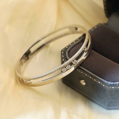 [LUXE] Move Romane Diamond Bangle Bracelet