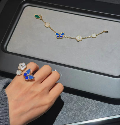 [LUXE]PULSERA CON 5 MOTIVOS DE LUCKY SPRING