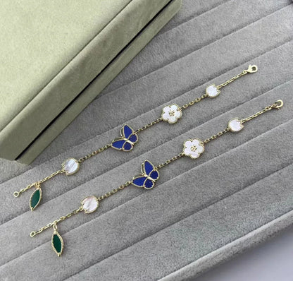 [LUXE]PULSERA CON 5 MOTIVOS DE LUCKY SPRING