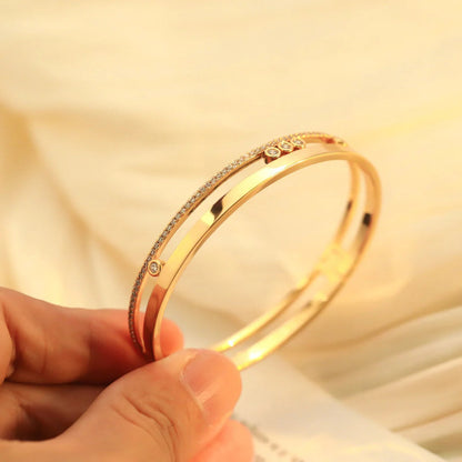[LUXE] Move Romane Diamond Bangle Bracelet