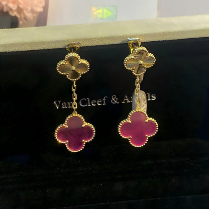 [Bloom] PENDIENTES DE TRAPEADOR DE OJO DE TIGRE CON MOTIVO DE MARIPOSA 2