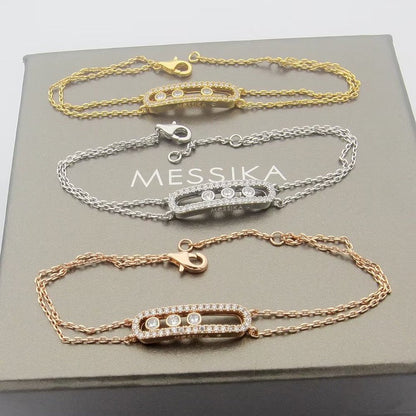[LUXE]  Move Classique pavé bracelet