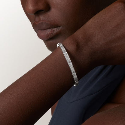 [LUXE] LOVE BRACELET 4.8MM DIAMOND-PAVED
