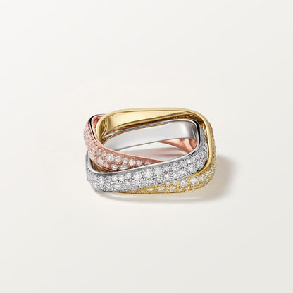 [LUXE] TRINITY 3.5MM CUSHION RING COLLECTION