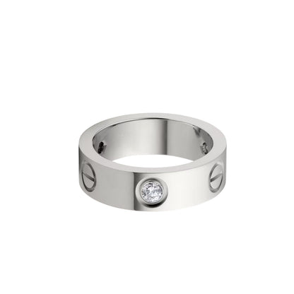 [LUXE] LOVE 5.5MM 3 DIAMOND RING