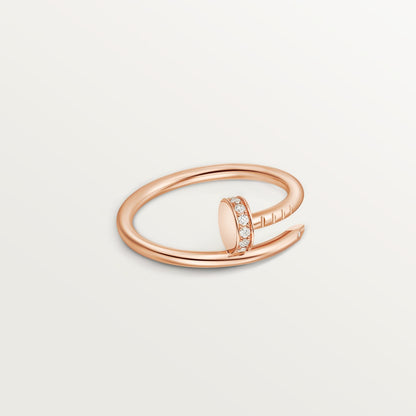 [LUXE] JUSTE 1.8MM HALF DIAMOND RING