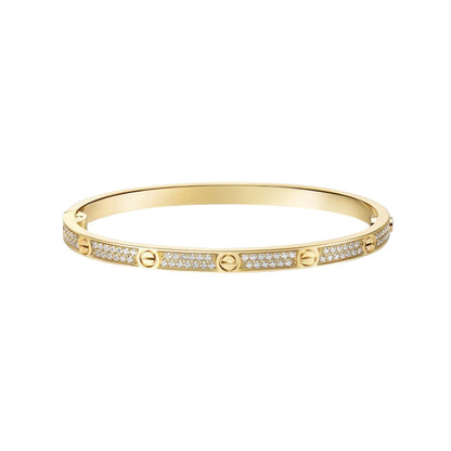 [LUXE] LOVE BRACELET 3.65MM DIAMOND-PAVED
