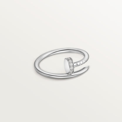 [LUXE] JUSTE 1.8MM HALF DIAMOND RING