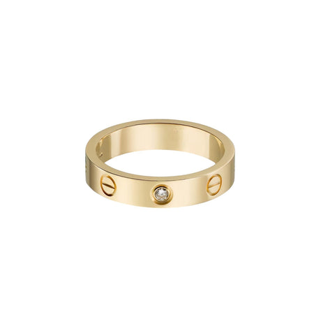 [LUXE] LOVE 4MM 1 DIAMOND RING