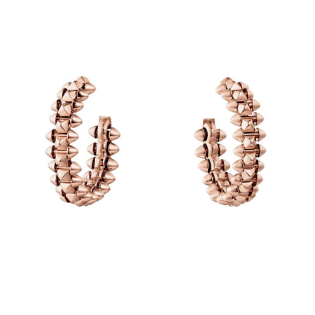 [LUXE] CLASH SMALL HOOP EARRINGS