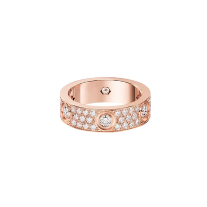 [LUXE] LOVE 5.5MM FULL-PAVE 6-DIAMOND RING