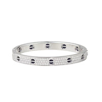 [LUXE] LOVE BRACELET 6.1MM DIAMOND-PAVED CERAMIC