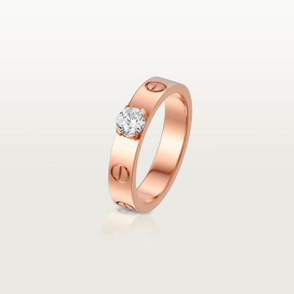[LUXE] LOVE RING 3.6MM 1 BIG DIAMOND