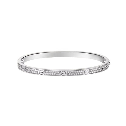 [LUXE] LOVE BRACELET 3.65MM DIAMOND-PAVED