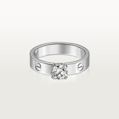 [LUXE] LOVE RING 3.6MM 1 BIG DIAMOND