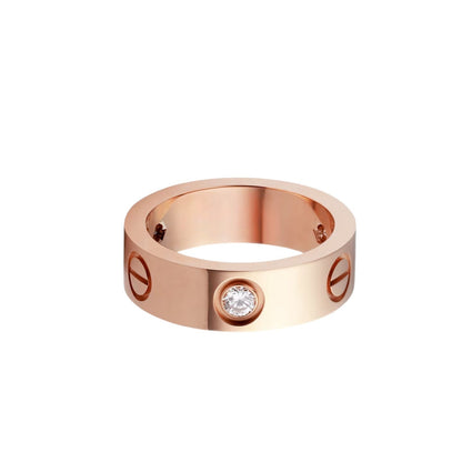 [LUXE] LOVE 5.5MM 3 DIAMOND RING