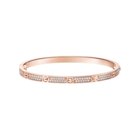 [LUXE] LOVE BRACELET 3.65MM DIAMOND-PAVED