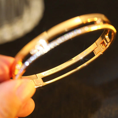[LUXE] Move Romane Diamond Bangle Bracelet