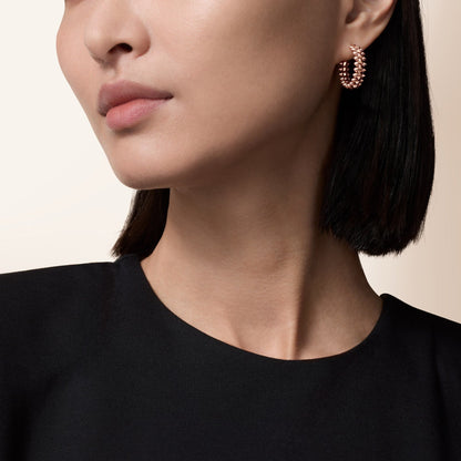 [LUXE] CLASH SMALL HOOP EARRINGS