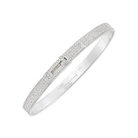 PULSERA HM KELLY DE PLATA Y PAVÉ DE DIAMANTES