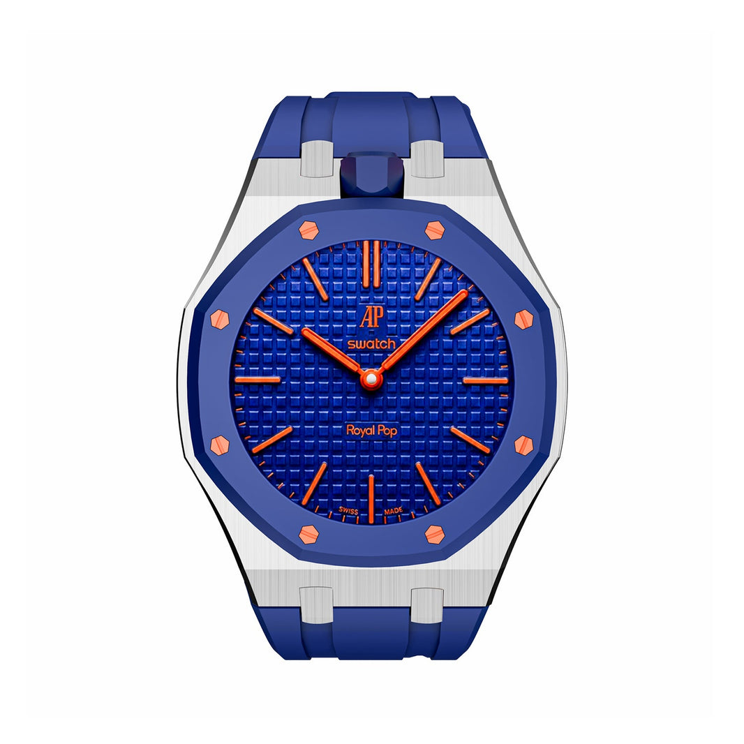 Royal Oak Pop Black Steel Case & Silicone Strap