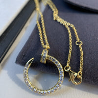COLLAR [LUXE]JUSTE ORO DIAMANTES 