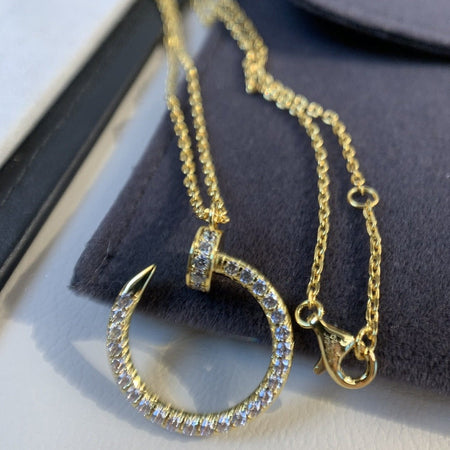 COLLAR [LUXE]JUSTE ORO DIAMANTES 