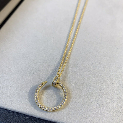 COLLAR [LUXE]JUSTE ORO DIAMANTES 