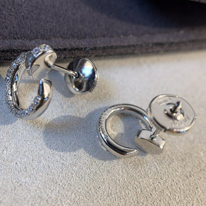 PENDIENTES [LUXE]JUSTE PLATA DIAMANTES 
