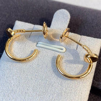 PENDIENTES [LUXE]JUSTE ORO ROSA 