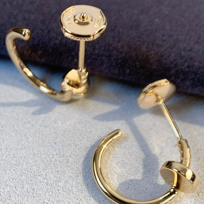 PENDIENTES [LUXE]JUSTE ORO ROSA 