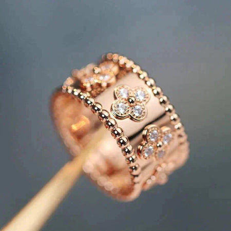 [LUXE]CLOVER KALEIDOSCOPE RING 10MM