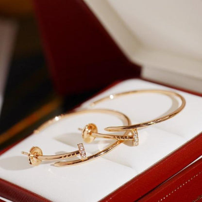 [LUXE]JUSTE PENDIENTES DIAMANTES 1.8MM 