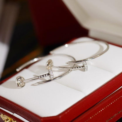 [LUXE]JUSTE PENDIENTES DIAMANTES 1.8MM 