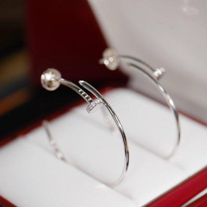 [LUXE]JUSTE PENDIENTES DIAMANTES 1.8MM 