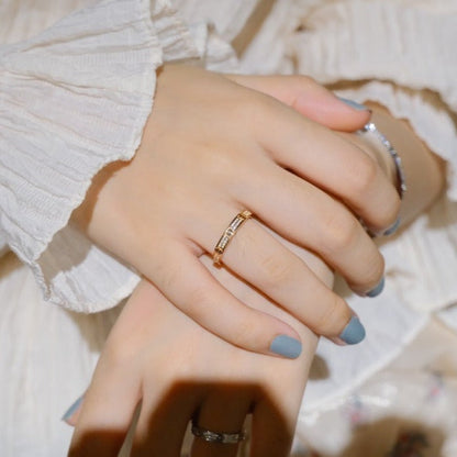 [LUXE] ANILLO DE AMOR 2,65 MM DIAMANTE 