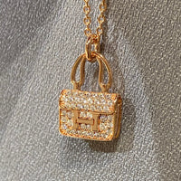 [LUXE]COLLAR CON PEDANTE DE DIAMANTES CONSTANCE 