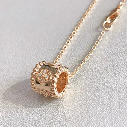 [LUXE] COLLAR CON PEDANTE DE PERLEE ORO / ORO ROSA