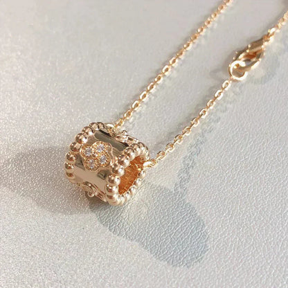 [LUXE] COLLAR CON PEDANTE DE PERLEE ORO / ORO ROSA