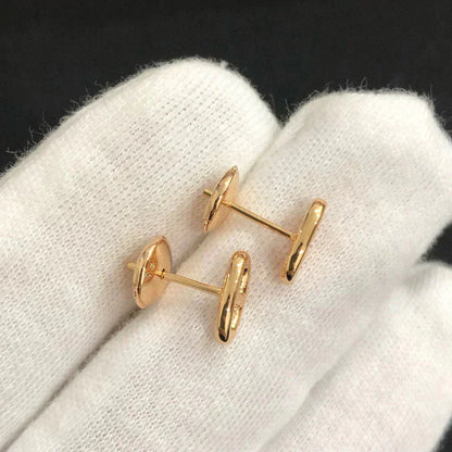 [LUXE]PENDIENTES PEQUEÑOS DE CADENA ORO Y PLATA