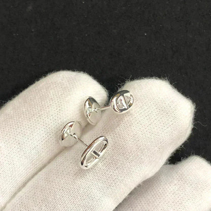 [LUXE]PENDIENTES PEQUEÑOS DE CADENA ORO Y PLATA