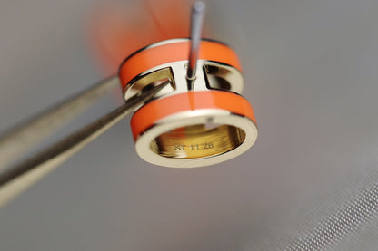 [LUXE]MINI POP H PENDIENTES NARANJA