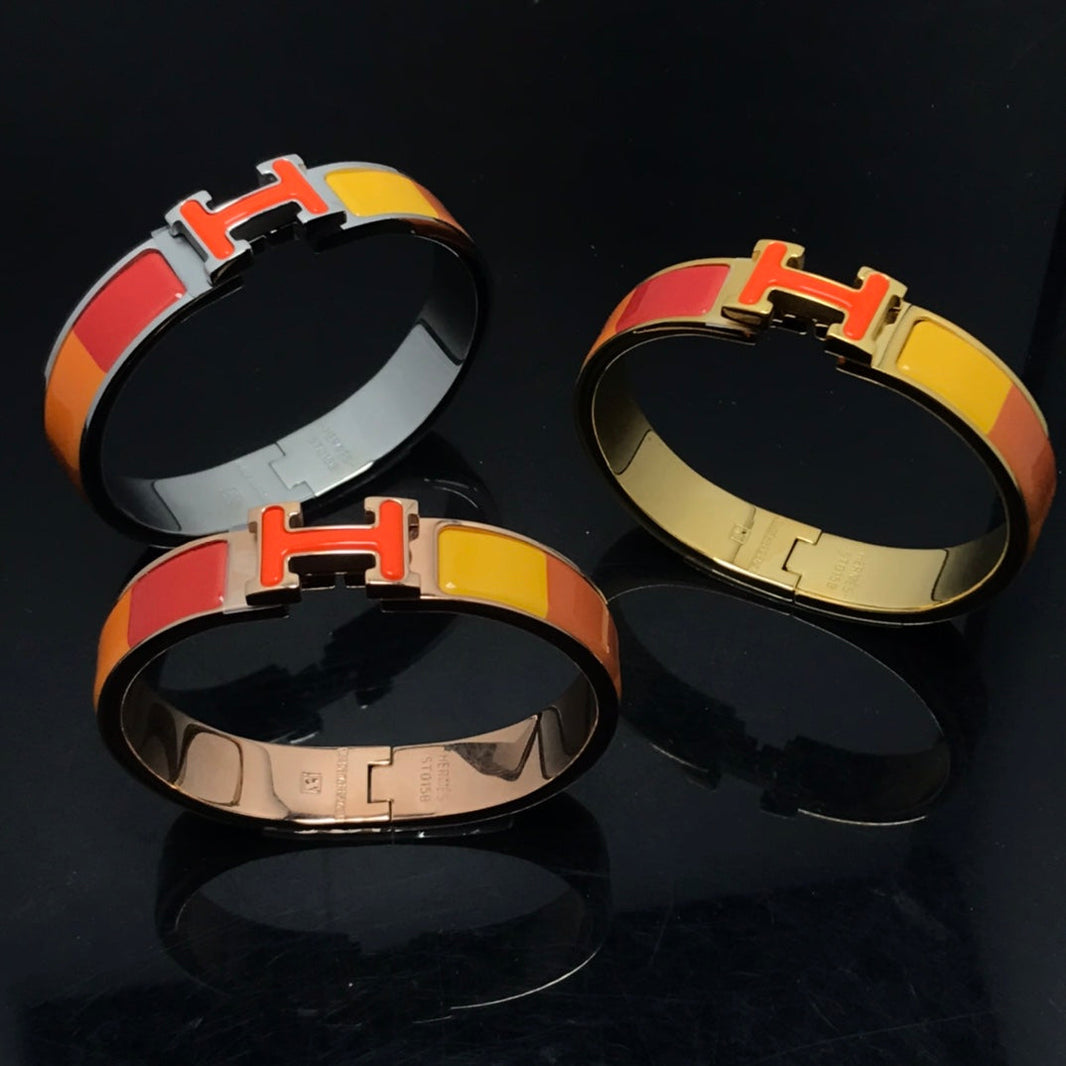 PULSERA [LUXE]H CERÁMICA ARCOÍRIS NARANJA