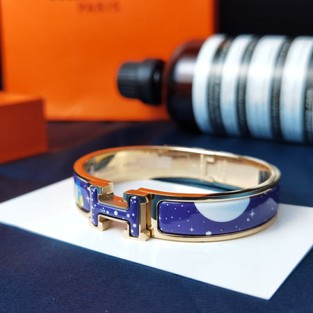 [LUXE]H PULSERA ESTRELLA Y LUNA 12MM