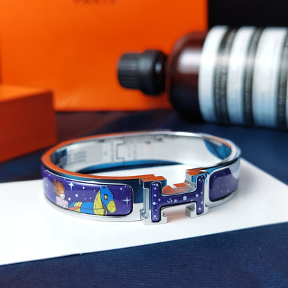 [LUXE]H PULSERA ESTRELLA Y LUNA 12MM