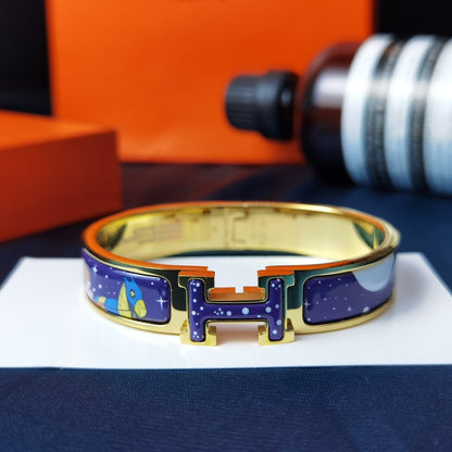[LUXE]H PULSERA ESTRELLA Y LUNA 12MM