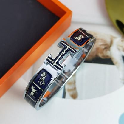 [LUXE]PULSERA H COUVERTURES AZUL OSCURO
